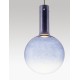 Triac Dimmable Blue Glass Gold Metal White Metal Base LED 6 Watt 220-240 Volt 754Lm 3000K IP20 D: 25 H: 170 cm 