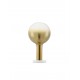 Triac Dimmable Gold Glass Gold Metal White Metal Base LED 3 Watt 220-240 Volt 341Lm 3000K IP20 D: 20 H: 36 cm 