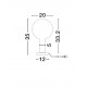 Triac Dimmable Brown Glass Gold Metal White Metal Base LED 3 Watt 220-240 Volt 341Lm 3000K IP20 D: 20 H: 36 cm 