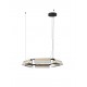Triac Dimmable Sandy Black & Gold Metal Gray Glass LED 39 Watt 220-240 Volt 4822Lm 3000K IP20 D: 72 H: 150 cm 
