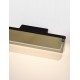 Triac Dimmable Sandy Black & Gold Metal Gray Glass LED 7 Watt 220-240 Volt 721Lm 3000K IP20 L: 30 W: 11 H: 8.5 cm 