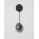 Sandy Black & Gold Metal Smoky Gray Glass LED 13 Watt 220-240Volt 1526Lm 3000K IP20 D: 15 W: 23 H: 52 cm 