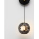 Sandy Black & Gold Metal Smoky Gray Glass LED 13 Watt 220-240Volt 1526Lm 3000K IP20 D: 15 W: 23 H: 52 cm 