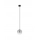 Matt Black Metal & Smoky Gray Glass LED 3 Watt 220-240Volt 478Lm 3000K IP20 D: 14 H: 150 cm 