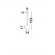 Matt Black Metal & Smoky Gray Glass LED 3 Watt 220-240Volt 478Lm 3000K IP20 D: 14 H: 150 cm 