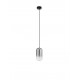 Matt Black Metal & Smoky Gray Glass LED 3 Watt 220-240Volt 478Lm 3000K IP20 D: 10 H: 150 cm 