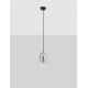 Matt Black Metal & Smoky Gray Glass LED 3 Watt 220-240Volt 478Lm 3000K IP20 D: 10 H: 150 cm 