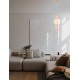 Brass Gold Metal Orange & Pink Ceramic Opal Glass LED 12 Watt 100-240Volt 794Lm 3000K IP20 D: 20 H: 180 cm 