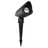 Sandy Black Aluminium & Glass LED 3 Watt 295,06Lm 3000K 220-240 Volt 50Hz Beam Angle 24o IP65 D: 4.5 W: 9 H: 21-26 cm
