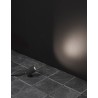 Sandy Black Aluminium & Glass LED 3 Watt 303,24Lm 3000K 220-240 Volt 50Hz Beam Angle 24o IP65 D: 4.2 W: 7 H: 5.5-8 cm