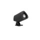 Sandy Black Aluminium & Glass LED 3 Watt 303,24Lm 3000K 220-240 Volt 50Hz Beam Angle 24o IP65 D: 4.2 W: 7 H: 5.5-8 cm 