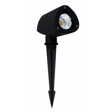Sandy Black Aluminium & Glass LED 7 Watt 578,7Lm 3000K 220-240 Volt 50Hz Beam Angle 24o IP65 D: 6.5 W: 10 H: 24-28 cm 