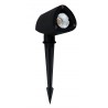 Sandy Black Aluminium & Glass LED 7 Watt 578,7Lm 3000K 220-240 Volt 50Hz Beam Angle 24o IP65 D: 6.5 W: 10 H: 24-28 cm
