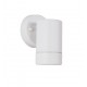 White ABS Glass Diffuser LED GU10 1x7 Watt Bulb Excluded IP44 Light Down D: 6 W: 8.5 H: 12 cm 