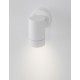 White ABS Glass Diffuser LED GU10 1x7 Watt Bulb Excluded IP44 Light Down D: 6 W: 8.5 H: 12 cm 