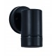 Black ABS Glass Diffuser LED GU10 1x7 Watt Bulb Excluded IP44 Light Down D: 6 W: 8.5 H: 12 cm 