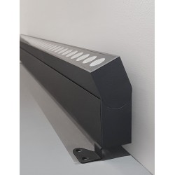 Wall Washer Sandy Black Aluminium & Glass LED Chip Cree 48 Watt 4700Lm 3000K DC24V Adjustable Beam Angle 30o IP67 L: 100 W: 6.5 