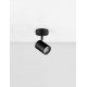 Sandy Black Aluminium LED GU10 1x10 Watt 100-240Volt IP44 bulb excluded D: 12 W: 8 H: 13 cm 