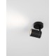 Sandy Black Aluminium LED GU10 1x10 Watt 100-240Volt IP44 bulb excluded D: 12 W: 8 H: 13 cm 
