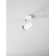 Sandy White Aluminium LED GU10 1x10 Watt 100-240Volt IP44 bulb excluded D: 12 W: 8 H: 13 cm 