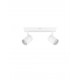 Sandy White Aluminium LED GU10 2x10 Watt 100-240Volt IP44 bulb excluded L: 37 W: 12 H: 13 cm 