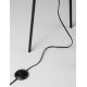 Matt Black & Gold Metal LED 12 Watt 220-240Volt 400Lm 3000K IP20 Switch On/Off Cable Length 290 cm D: 34 W: 42 H: 151 cm 