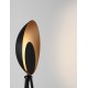 Matt Black & Gold Metal LED 12 Watt 220-240Volt 400Lm 3000K IP20 Switch On/Off Cable Length 290 cm D: 34 W: 42 H: 151 cm 