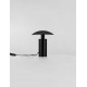 Matt Black Metal LED 5 Watt 220-240Volt 264Lm 3000K IP20 Switch On/Off D: 20 H: 22.5 cm 
