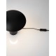 Matt Black Metal LED 5 Watt 220-240Volt 264Lm 3000K IP20 Switch On/Off D: 20 H: 22.5 cm 