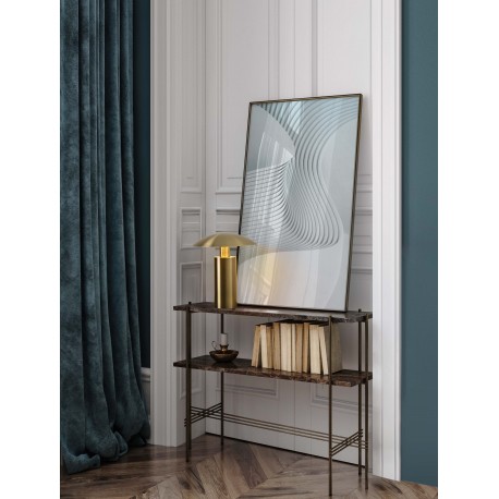 Antique Brass Gold Metal LED 5 Watt 220-240Volt 264Lm 3000K IP20 Switch On/Off D: 20 H: 22.5 cm 