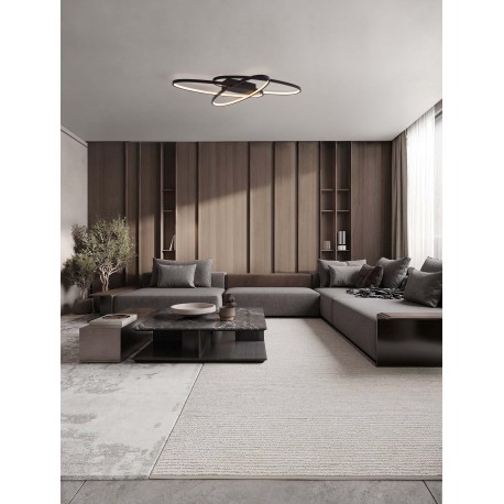 Triac Dimmable Matt Black Aluminium, Steel & Silicone LED 47 Watt 220-240Volt 1763Lm 3000K IP20 Switch On/Off L: 85 W: 62 H: