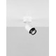 Sandy White Metal LED GU10 1x10 Watt 100-240 Volt IP20 bulb excluded D: 15 H: 17 cm 