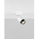 Sandy White Metal LED GU10 1x10 Watt 100-240 Volt IP20 bulb excluded D: 15 H: 17 cm 