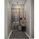 Satin Nickel Metal LED GU10 1x10 Watt 100-240 Volt IP20 bulb excluded D: 15 H: 17 cm