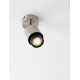 Satin Nickel Metal LED GU10 1x10 Watt 100-240 Volt IP20 bulb excluded D: 15 H: 17 cm 