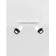 Sandy White Metal LED GU10 2x10 Watt 100-240 Volt IP20 bulb excluded L: 40 W: 14 H: 17 cm 