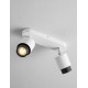 Sandy White Metal LED GU10 2x10 Watt 100-240 Volt IP20 bulb excluded L: 40 W: 14 H: 17 cm 