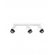 Sandy White Metal LED GU10 3x10 Watt 100-240 Volt IP20 bulb excluded L: 58 W: 14 H: 17 cm 