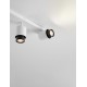 Sandy White Metal LED GU10 3x10 Watt 100-240 Volt IP20 bulb excluded L: 58 W: 14 H: 17 cm 