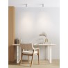 Sandy White Aluminium LED GU10 1x10 Watt 100-240 Volt IP20 bulb excluded D: 5.5 H: 10cm