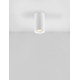 Sandy White Aluminium LED GU10 1x10 Watt 100-240 Volt IP20 bulb excluded D: 5.5 H: 10cm 