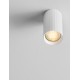 Sandy White Aluminium LED GU10 1x10 Watt 100-240 Volt IP20 bulb excluded D: 5.5 H: 10cm 