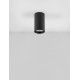 Sandy Black Aluminium LED GU10 1x10 Watt 100-240 Volt IP20 bulb excluded D: 5.5 H: 10 cm 