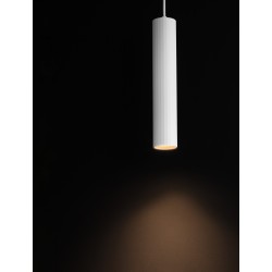 Sandy White Aluminium LED GU10 1x10 Watt 100-240 Volt IP20 bulb excluded D: 5.5 H1: 30 H2: 183cm 