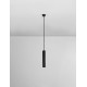 Sandy Black Aluminium LED GU10 1x10 Watt 100-240 Volt IP20 bulb excluded D: 5.5 H1: 30 H2: 183cm 