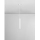 Sandy White Aluminium LED GU10 1x10 Watt 100-240 Volt IP20 bulb excluded D: 5.5 H1: 40 H2: 183cm 