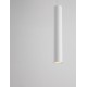 Sandy White Aluminium LED GU10 1x10 Watt 100-240 Volt IP20 bulb excluded D: 5.5 H1: 40 H2: 183cm 