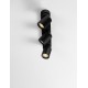Sandy Black Aluminium LED GU10 3x10 Watt 230 Volt IP20 bulb excluded L: 39 W: 6.5 H: 12.5 cm 
