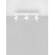 Sandy White Aluminium LED GU10 3x10 Watt 230 Volt IP20 bulb excluded L: 39 W: 6.5 H : 12.5 cm 
