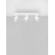Sandy White Aluminium LED GU10 3x10 Watt 230 Volt IP20 bulb excluded L: 39 W: 6.5 H : 12.5 cm 